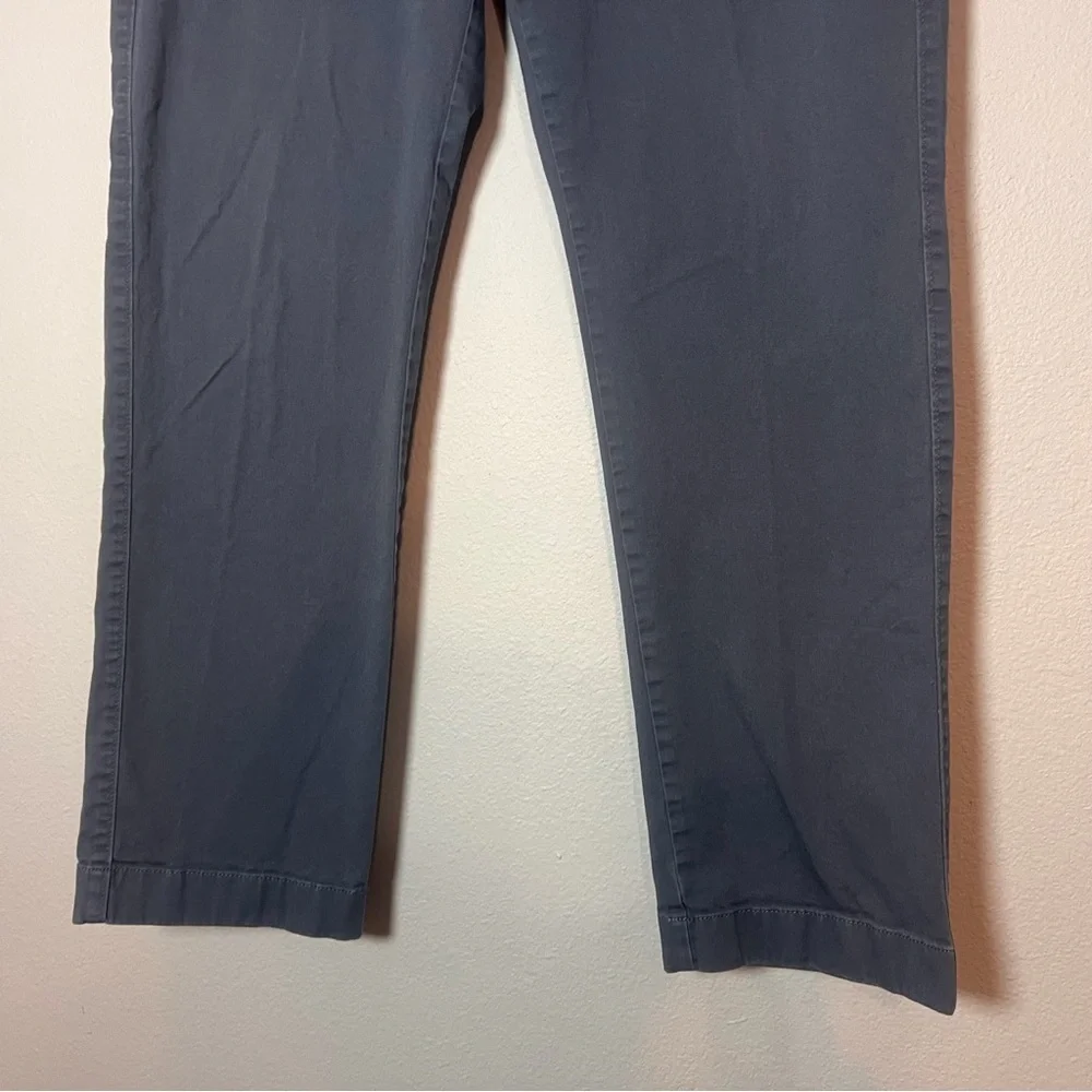 J. Crew Flex Straight Leg Chino Pants Size 35x32 Gray Business Casual Workwear